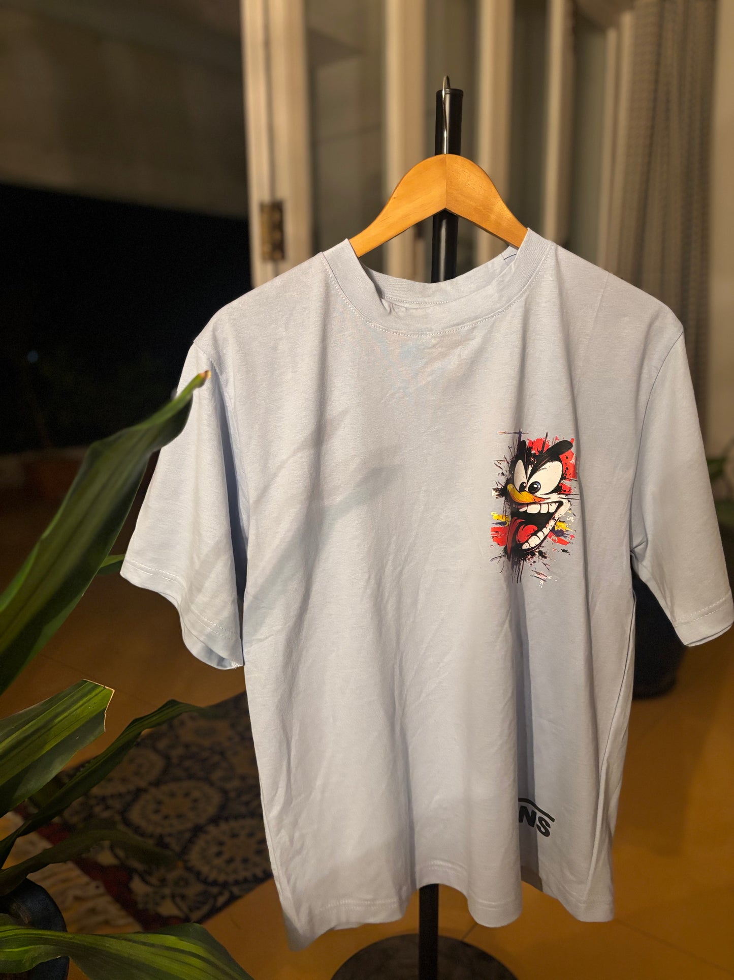 Wild Toon Face Oversized T-Shirt