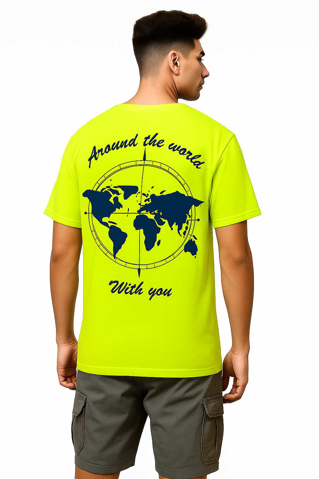 ✅ VS4 Neon Green Oversized T-shirt – 100% Cotton, Unisex