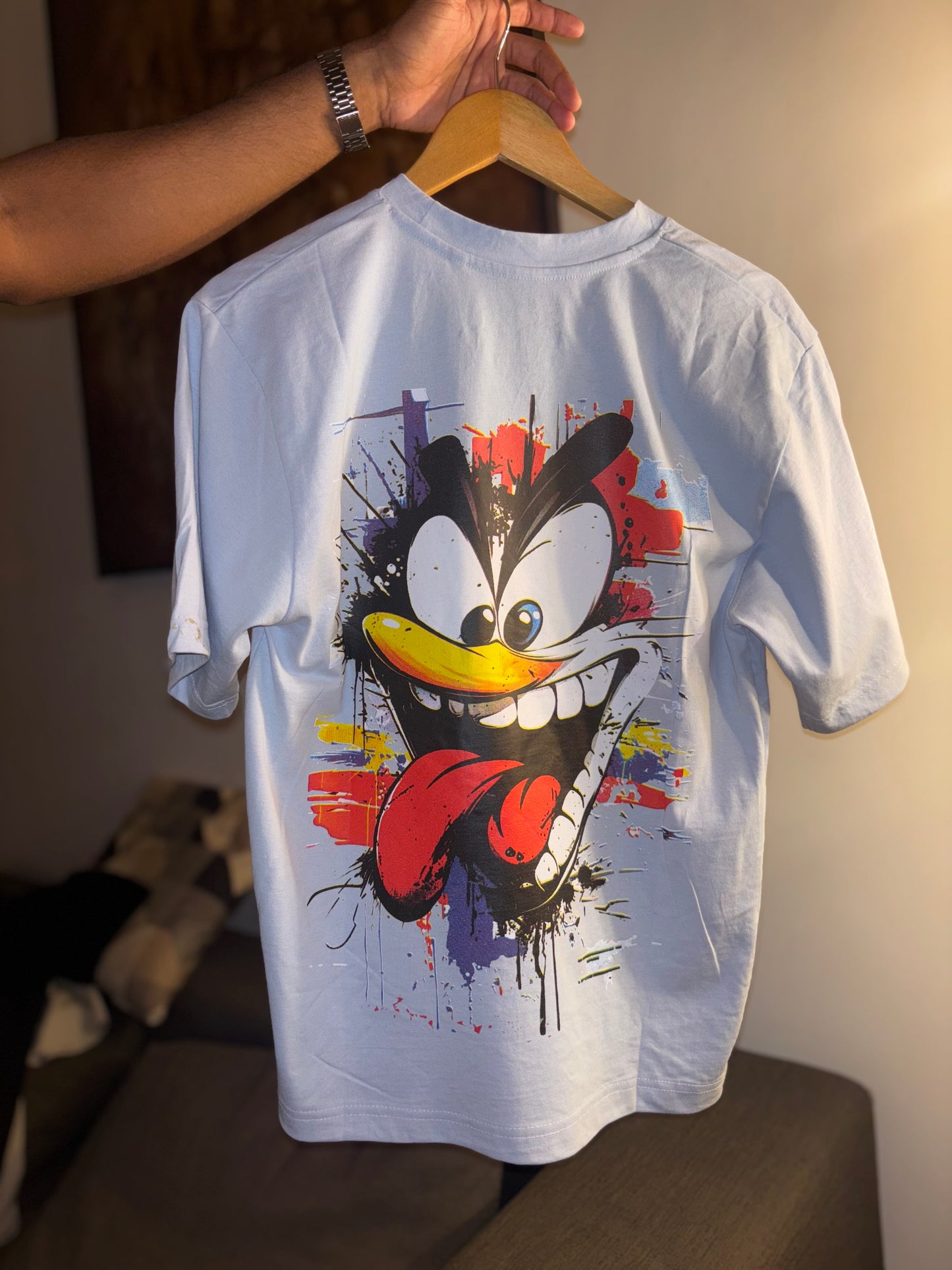 Wild Toon Face Oversized T-Shirt